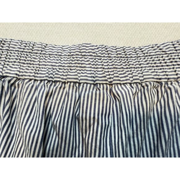 J. Crew Women's Casual Shorts Lightweight Summer Stripe Cotton Size 2 Blue White - Picture 10 of 12